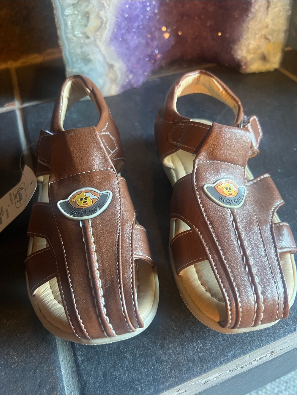 Little Brown Sandals - Size 11 Toddler - New!